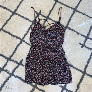 Divided size 4 floral romper, swim cover